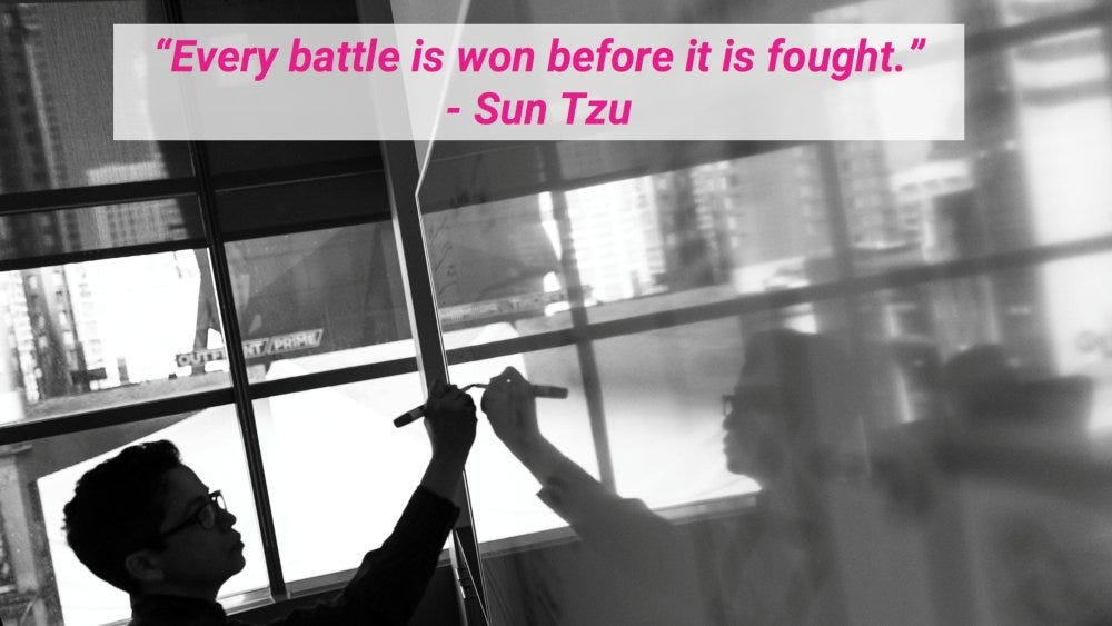 Sun Tzu's tip on planning applies to your UI/UX job search strategy