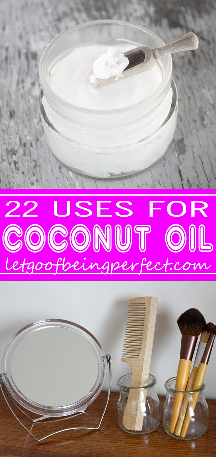 Coconut oil is great for hair and skin! Check out these 22 other awesome uses for coconut oil. You can buy organic, refined coconut oil in the grocery store
