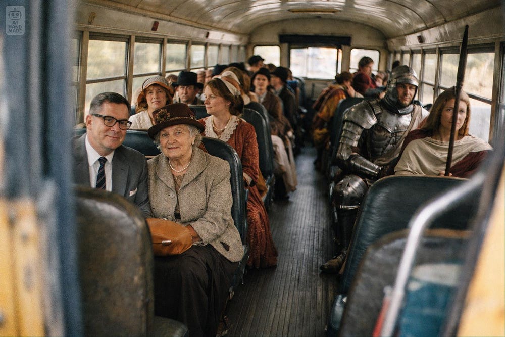 With a simple bus to the year zero-