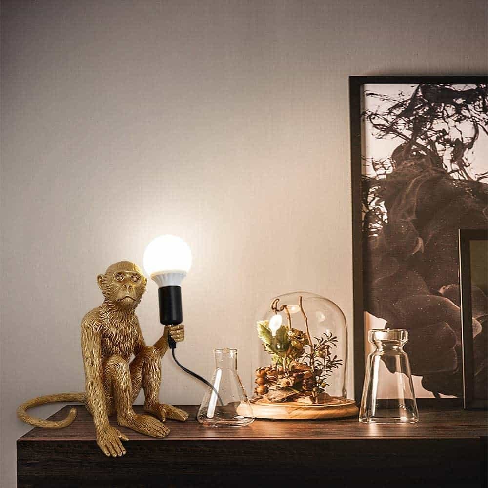 Tierischle Tischlampe sitzender affe