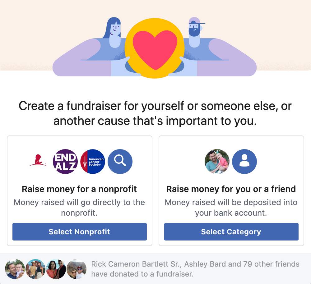 how to help donors to create their first fundraiser for your cause