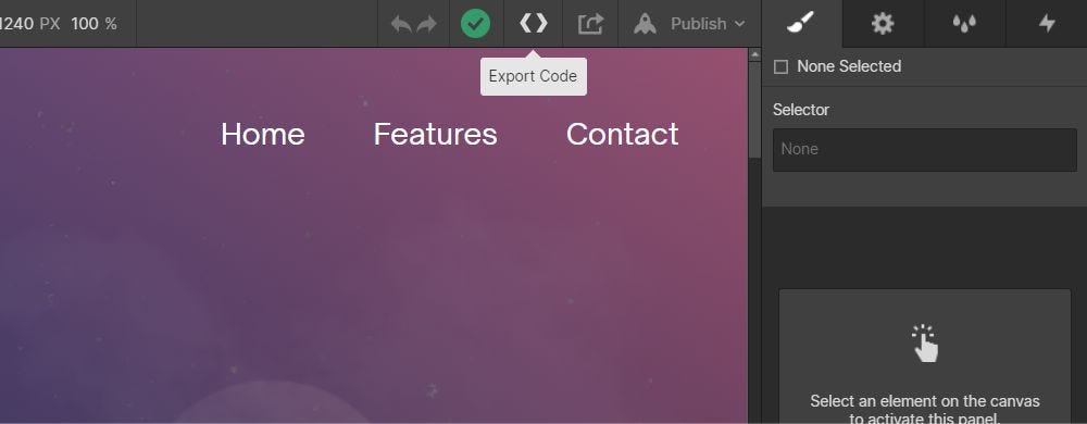 Exporting code out of Webflow