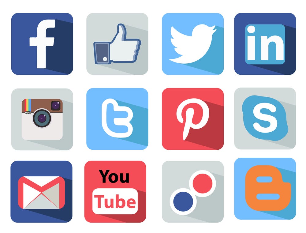 Graphics of social media icon