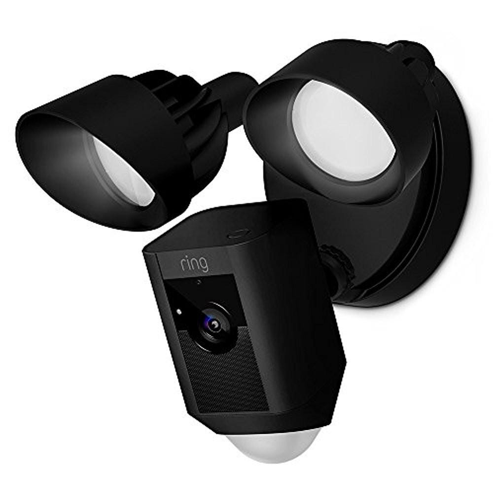 Ring Floodlight Cam Outdoor Wi-Fi Security Camera - Black