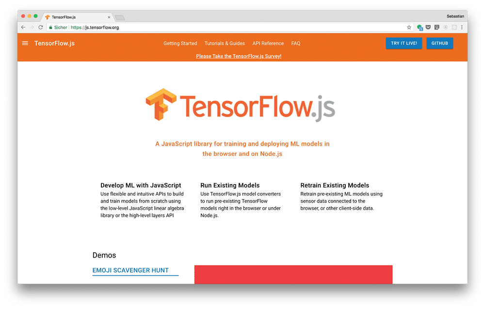 TensorFlow.js Crash Course — Machine 