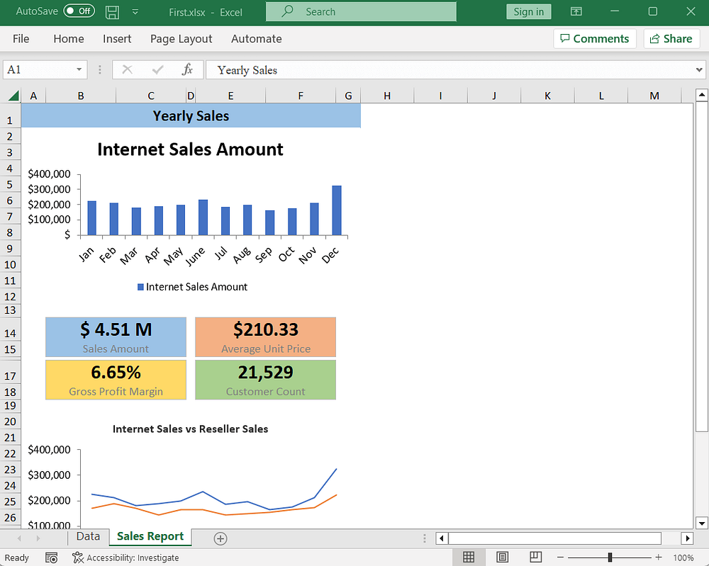 Input Excel document