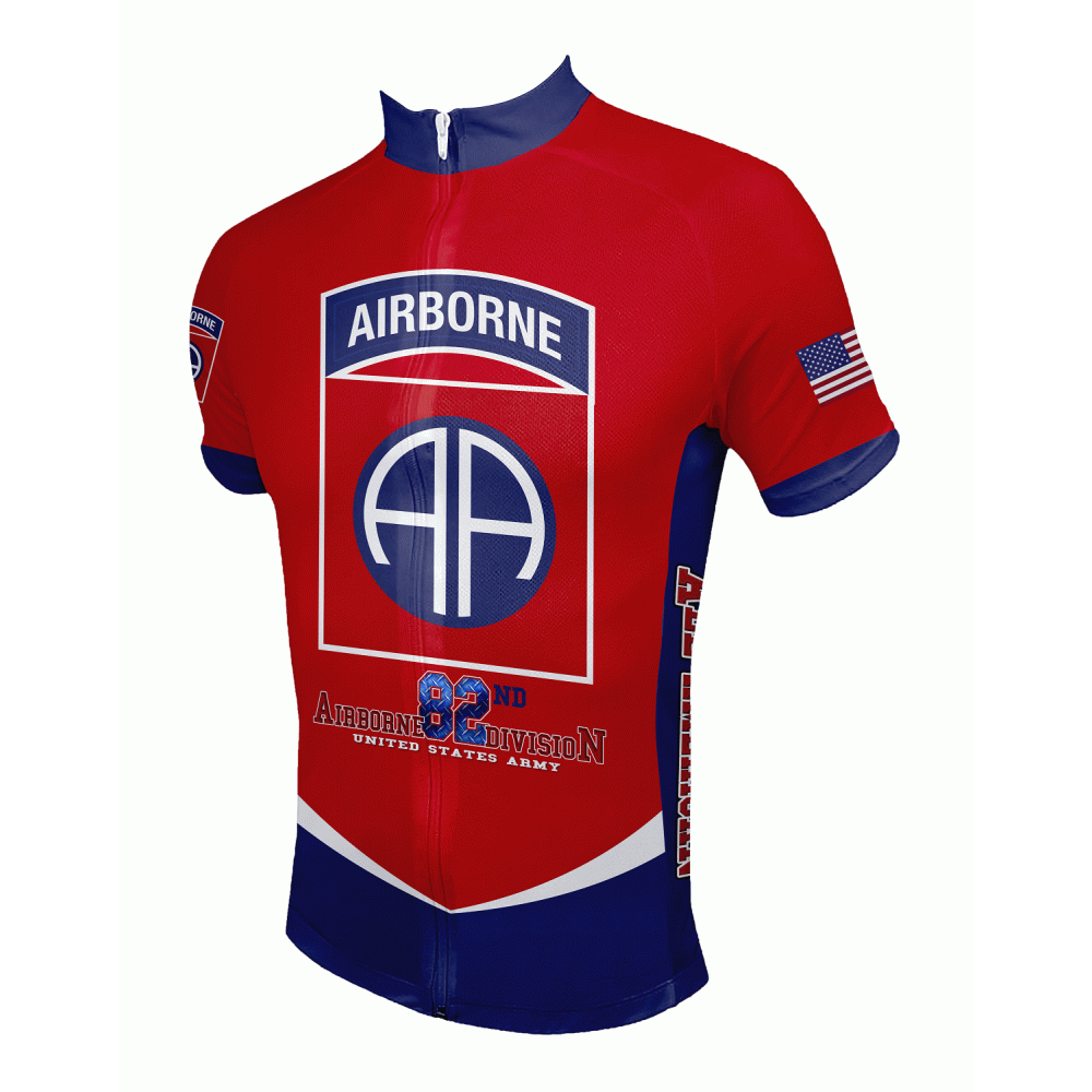 US Army Unit 82nd Airborne Division Cycling Jerseys
