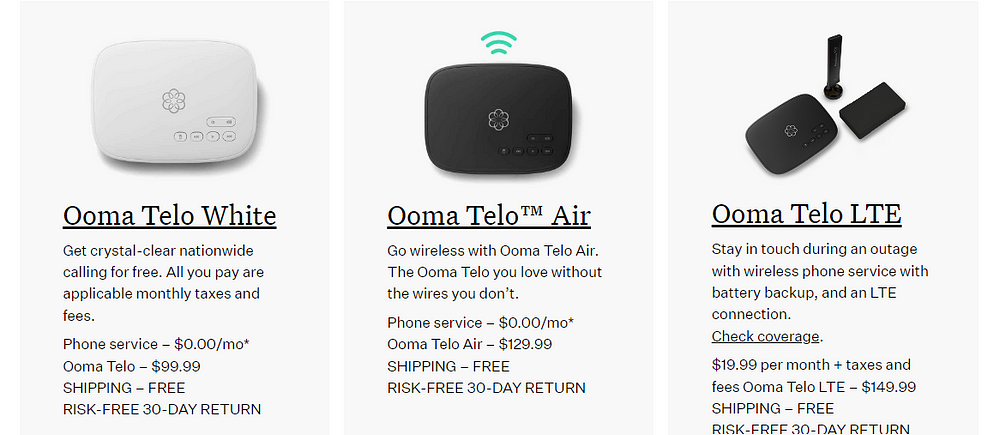 Ooma pricing best free VoIP