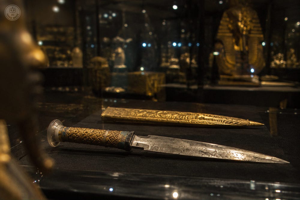 ? An Egyptian dagger… from space!