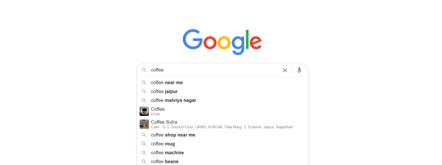 Searching for Suggestions on Google
