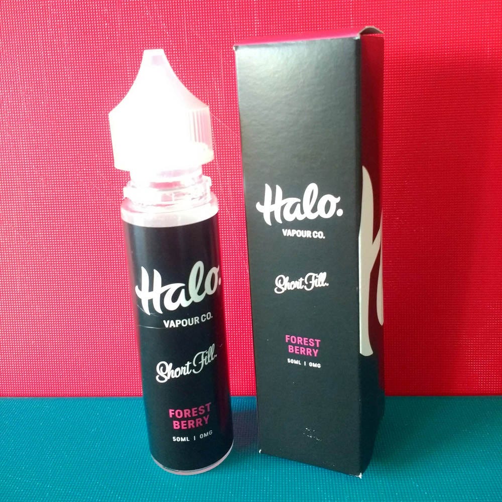 New Halo Vapour Co. Forest Berry Shortfill Vape Liquid