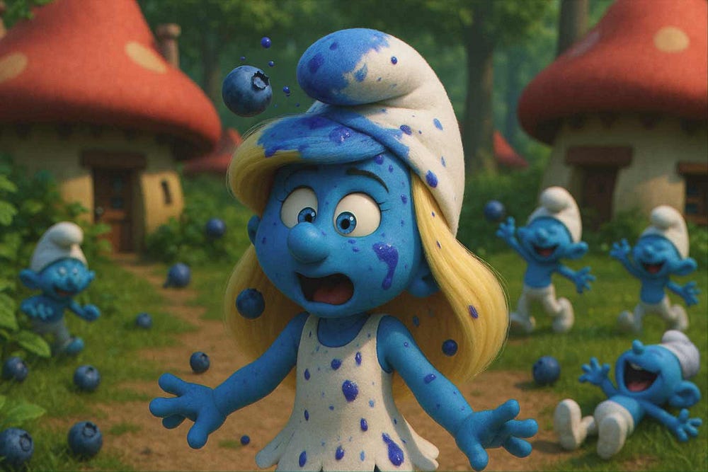 ? Blue blue I love… blue! ? Blue blue I love… blue!