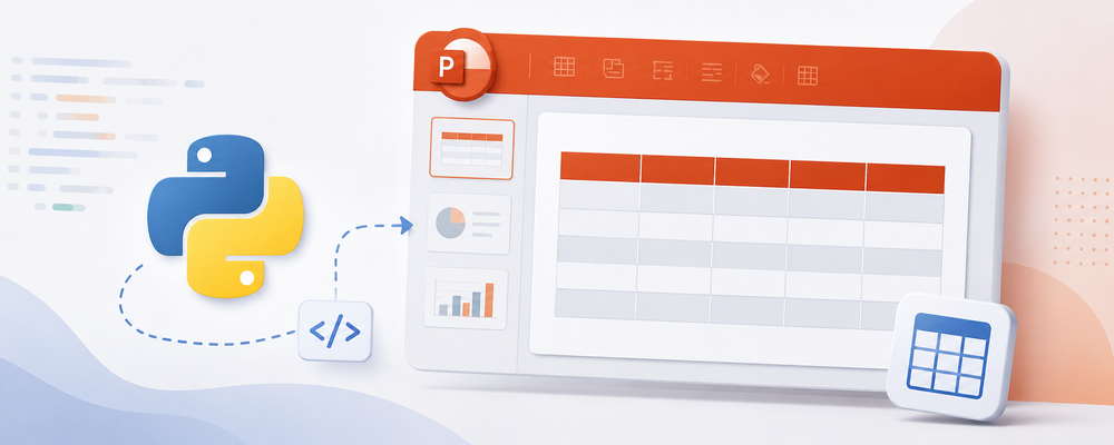 Working with PowerPoint Tables in Python