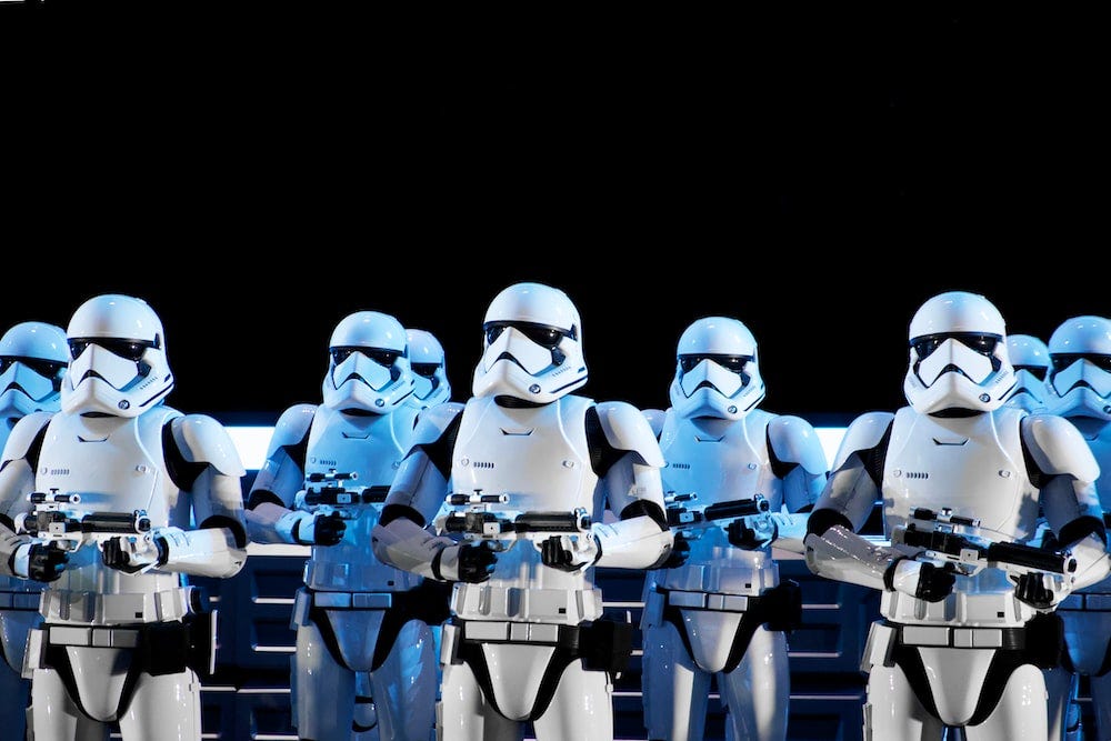 An image of stormtroopers from the authors trip to Walt Disney World, Florida