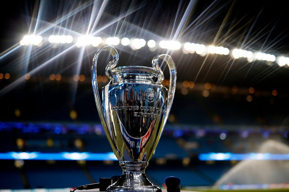 UEFA Champions League Trophy.