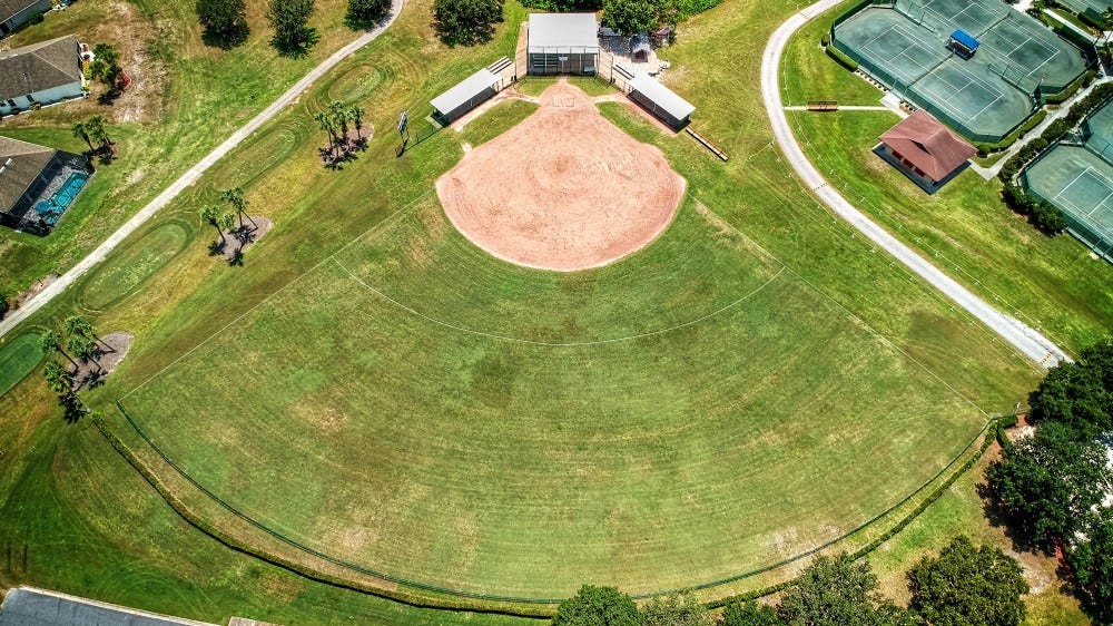 turf maintained recently after turf measurement