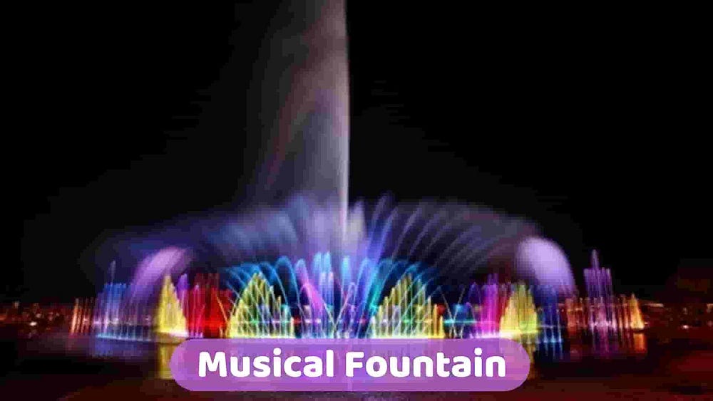 Musical fountain (Dancing fountain)