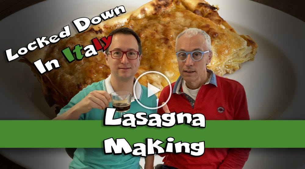 Lasagna Making