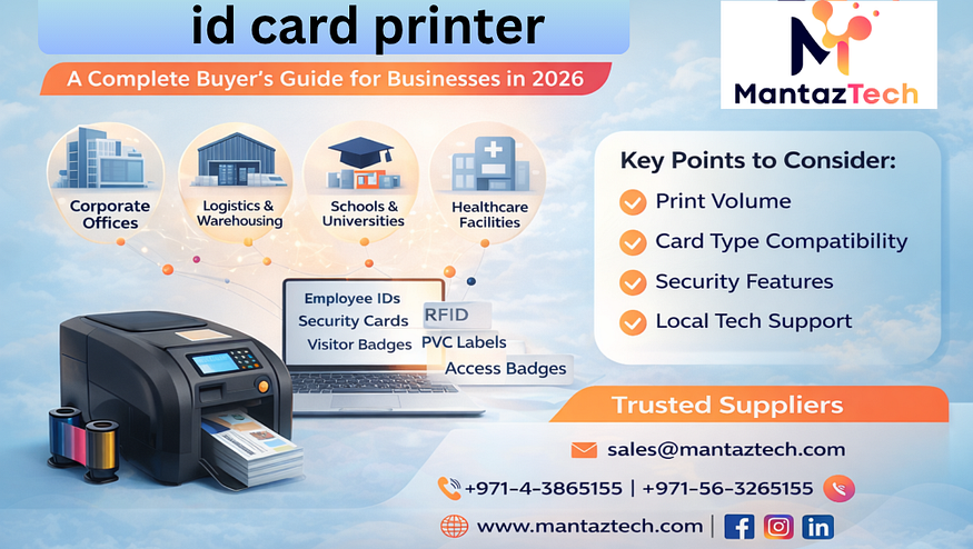 Best ID Card Printer Suppliers in Dubai for Corporate Use