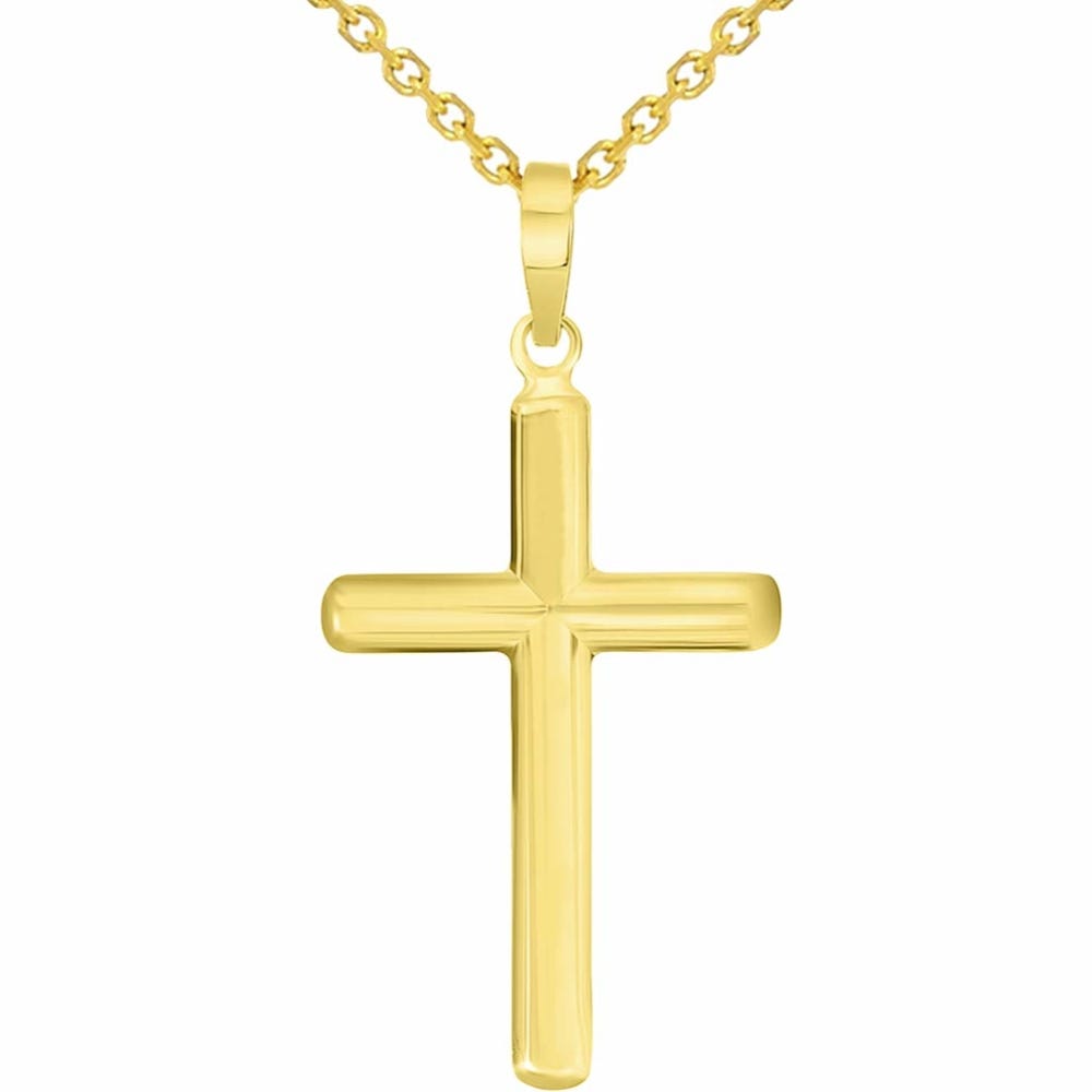 Plain Gold Cross Pendant