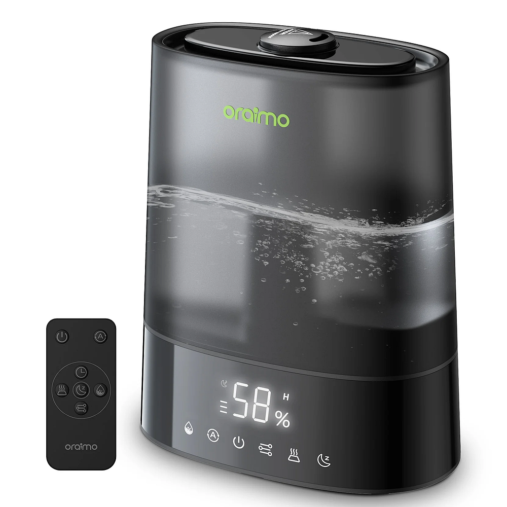  Oraimo 6L Humidifier for Bedroom — Large Water Tank Capacity