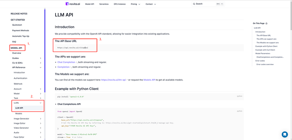 Source: Novita AI LLM Docs
