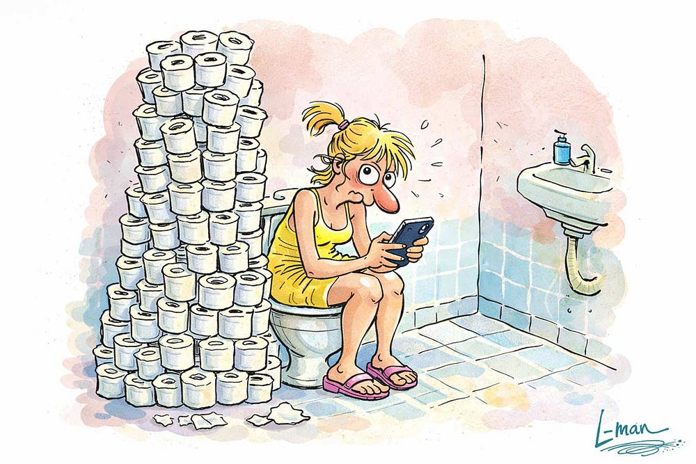 Your smartphone can have painful consequences… Your smartphone can have painful consequences…