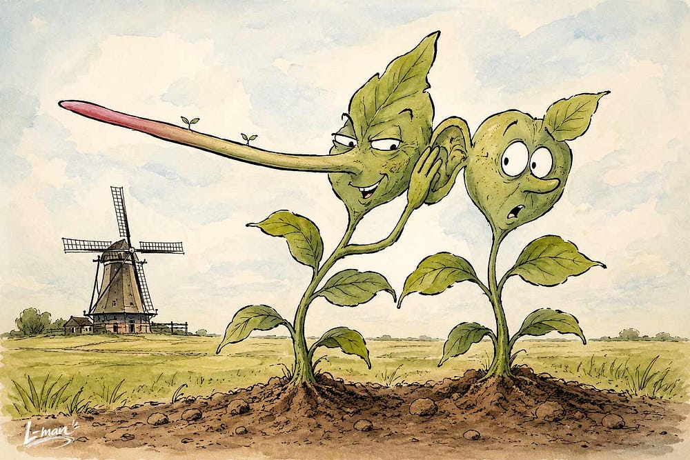 These days even plants are lying!
