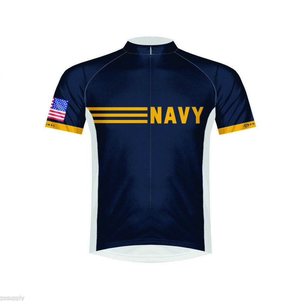 USN United States NAVY Short Sleeve Cycling Jerseys