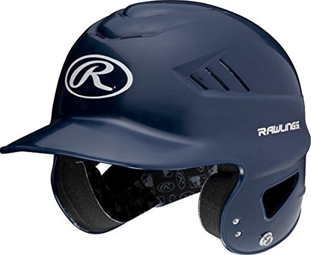 Rawlings Coolflo NOCSAE Molded Batting Helmet, Navy, One Size