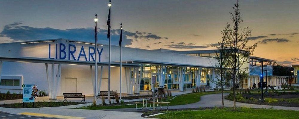 Image of the local library in antioch, tn