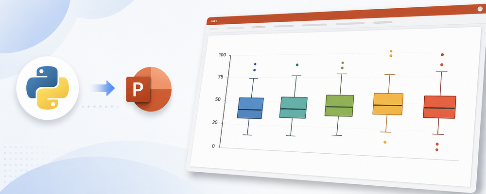 Create Box-and-Whisker Charts in PowerPoint with Python