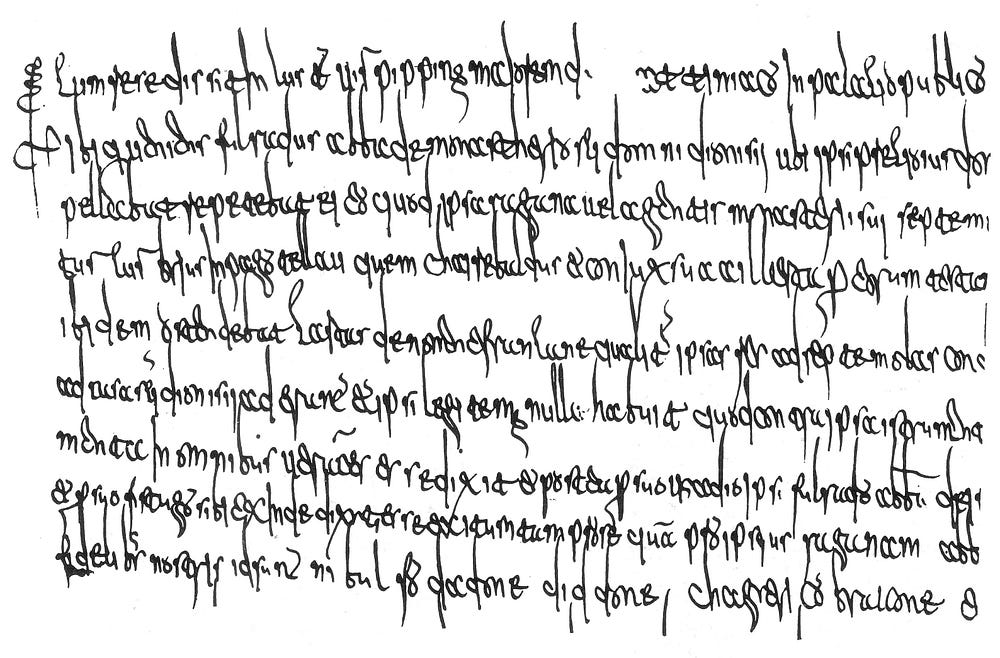 Merovingian writing