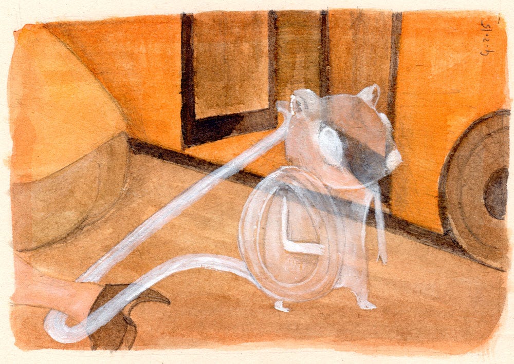 Antologia Improbabili IlGhiro pietroso dalla coda perenne illustrato da Diego Gabriele