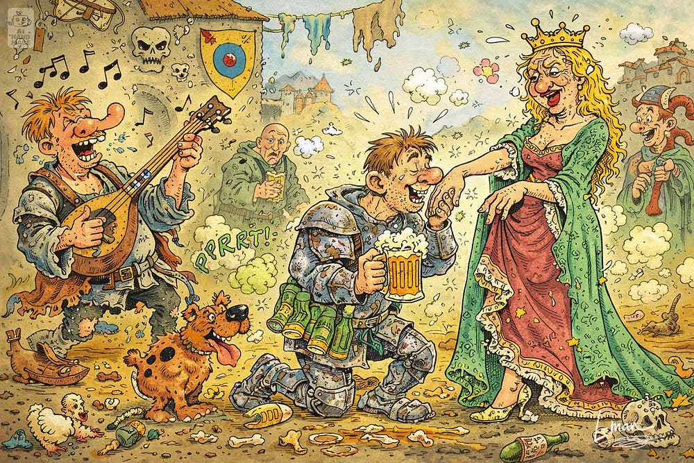 ? To the rules of courtly love