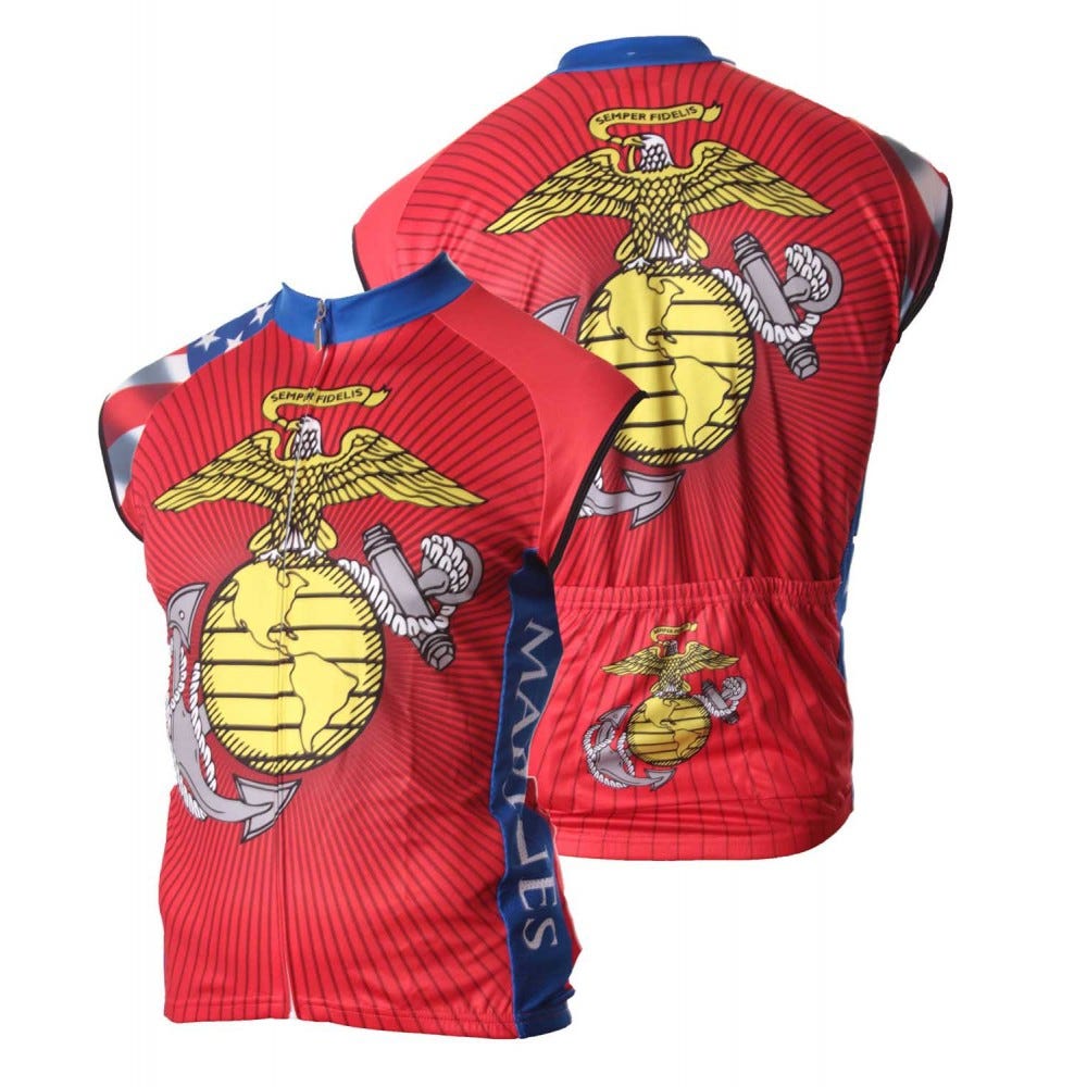 US United States Marine Corps Sleeveless Cycling Jerseys