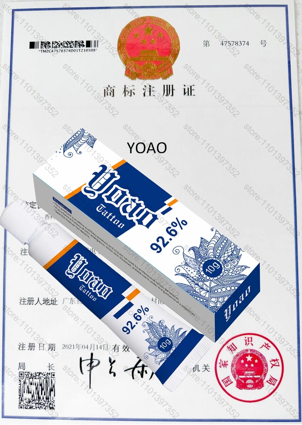 YOAO 92,6 % Betäubungscreme für …
