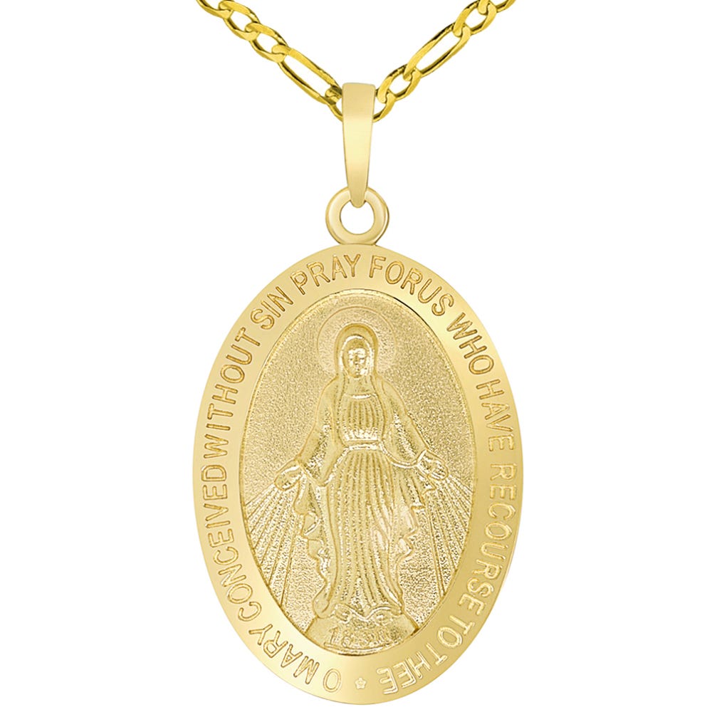 Medallion of the Virgin Mary Pendant