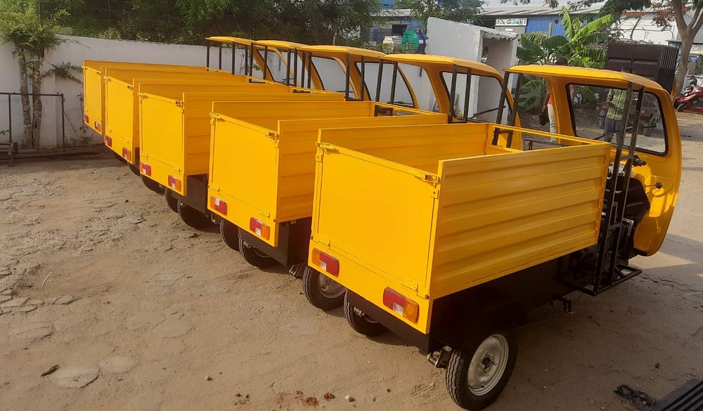 Electric garbage trucks in coimbatore