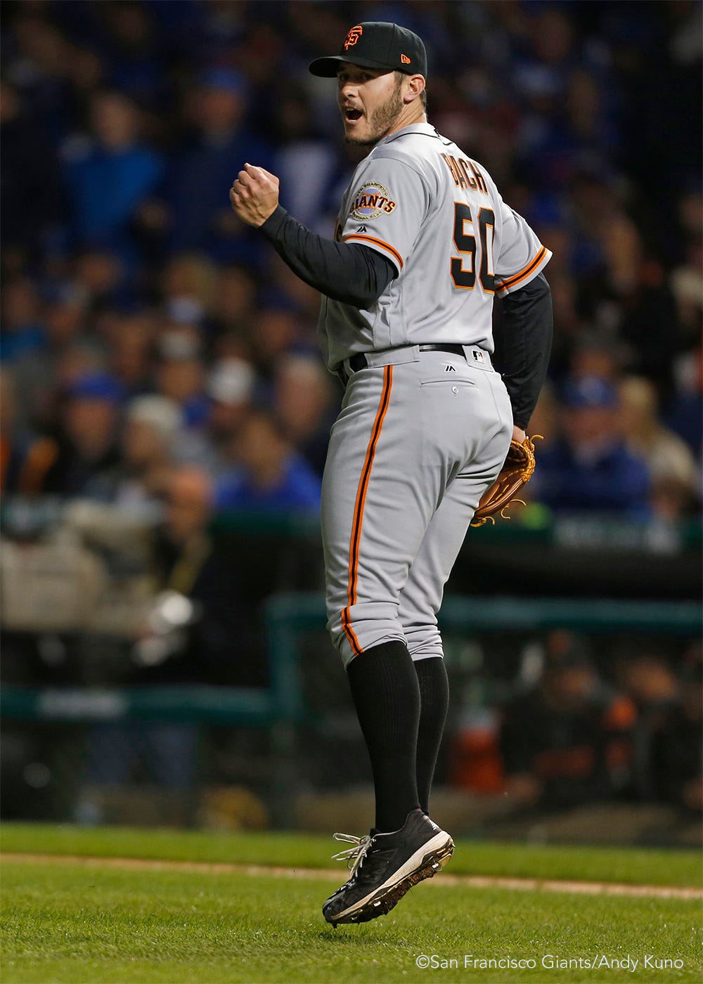 Ty Blach pitched the fifth and sixth innings.