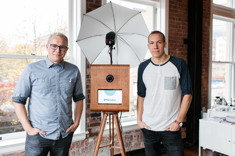 Sam and Joe Eitzen, founders of The SnapBar
