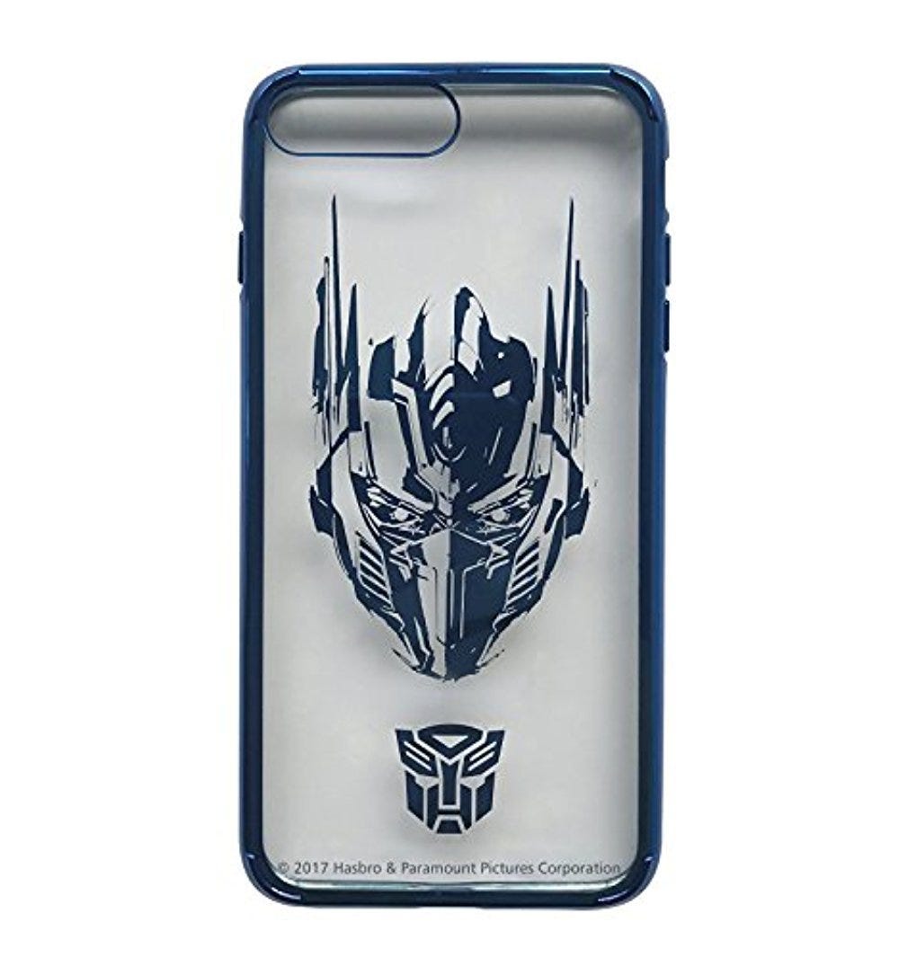 Transformers Phone Case - OPTIMUS PRIME BLUE - Clear For iPhone 7 Plus 8 Plus