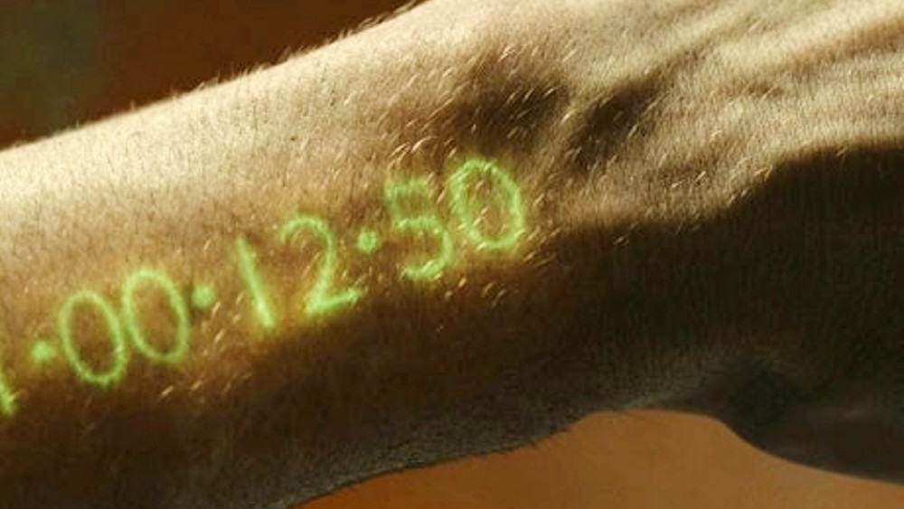 Screenshot from movie Time that perfectly illustrates concept of time as a currency and why personal efficiency matters