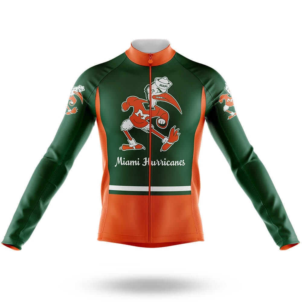 Restock Miami Canes Long Sleeve Cycling Jersey Only