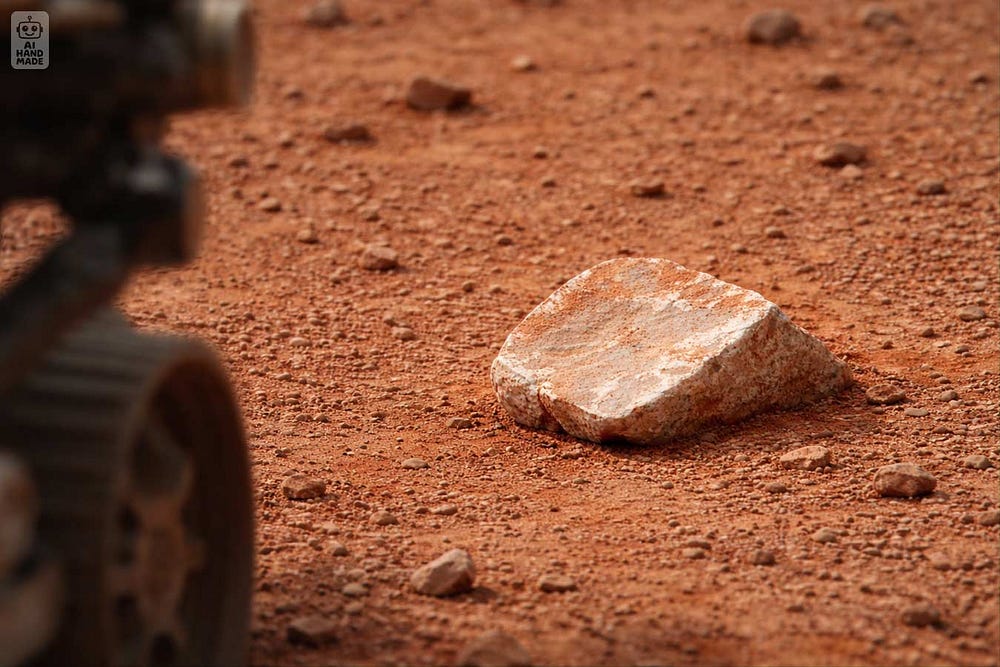 The red planet slowly turned white! The red planet slowly turned white!