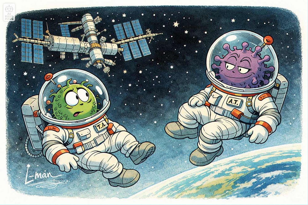 NASA shoots poop bacteria into space