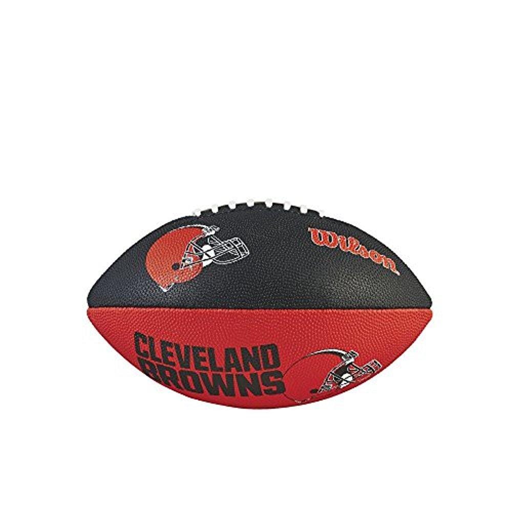 Wilson NFL Junior Team Logo Football (Cleveland Browns)