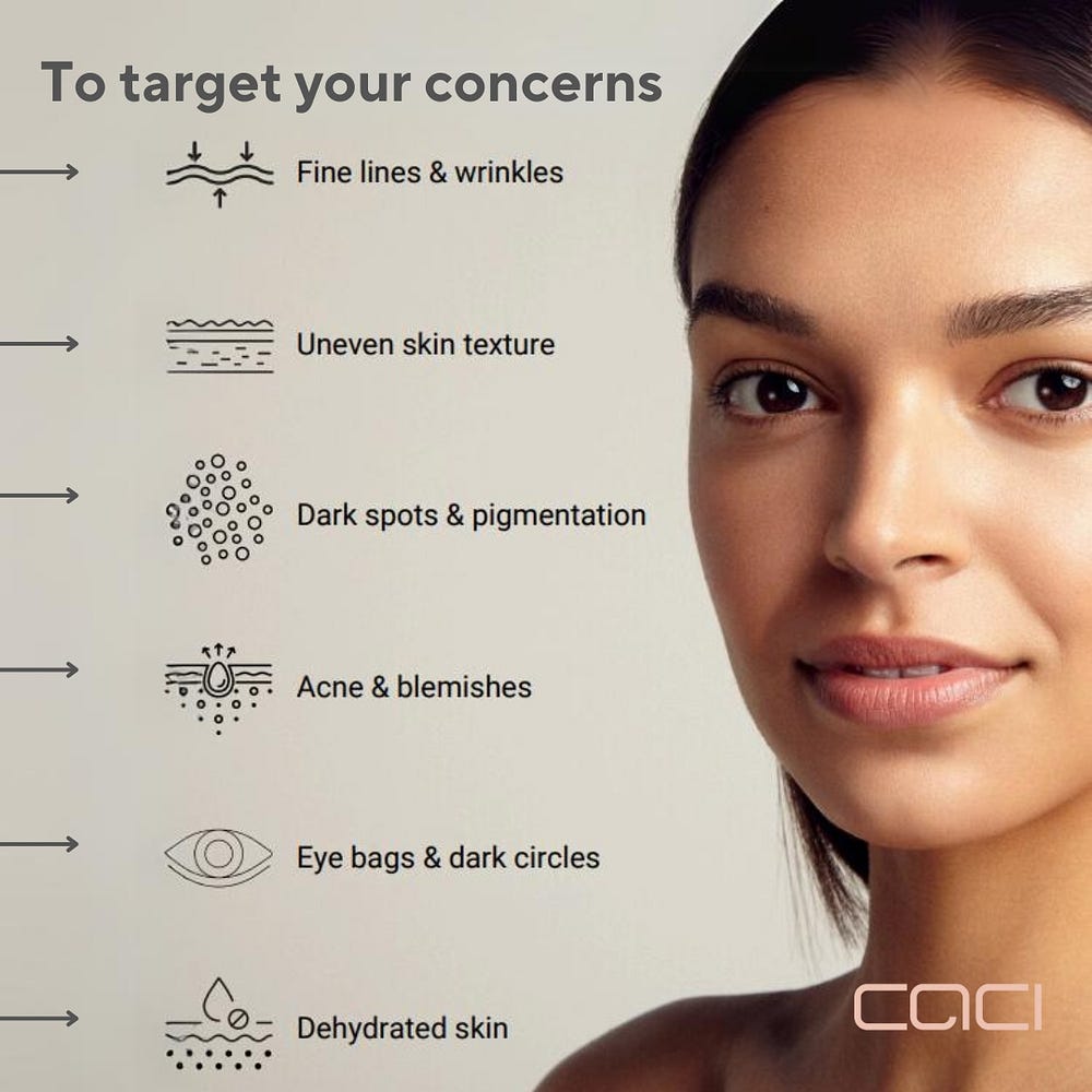 CACI microcurrent technology at Athira Spa in Altrincham for reducing wrinkles and boosting skin elasticity.