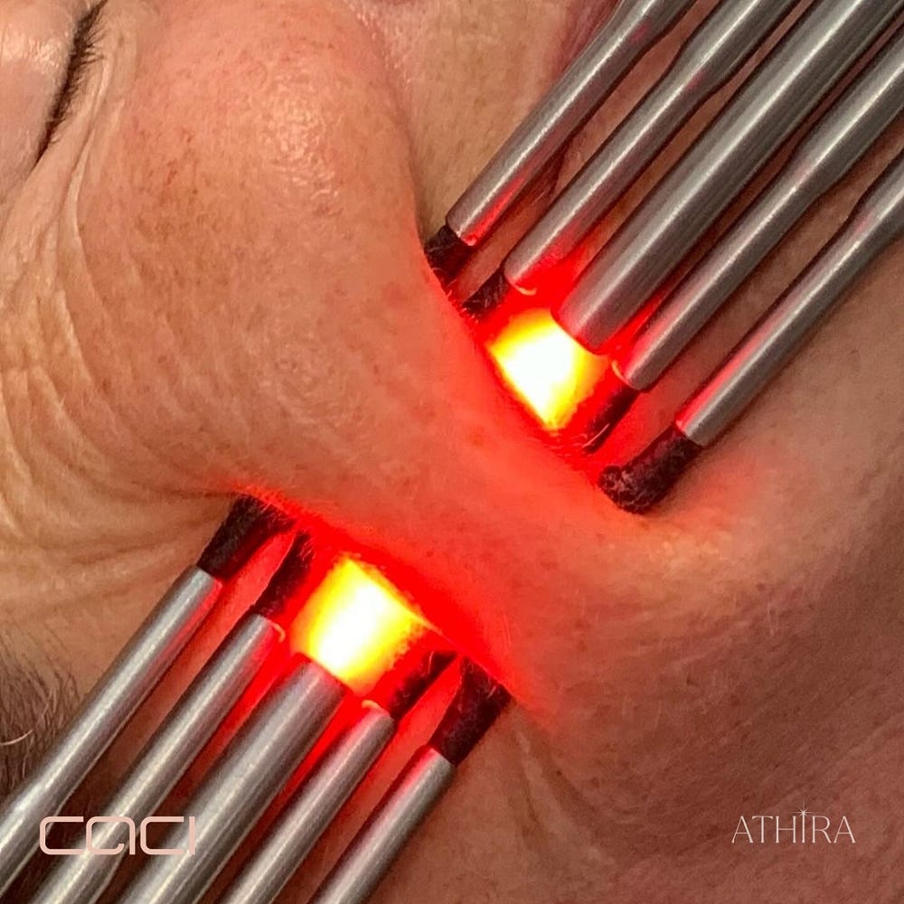 Relaxing CACI facial treatment at Athira Spa in Altrincham